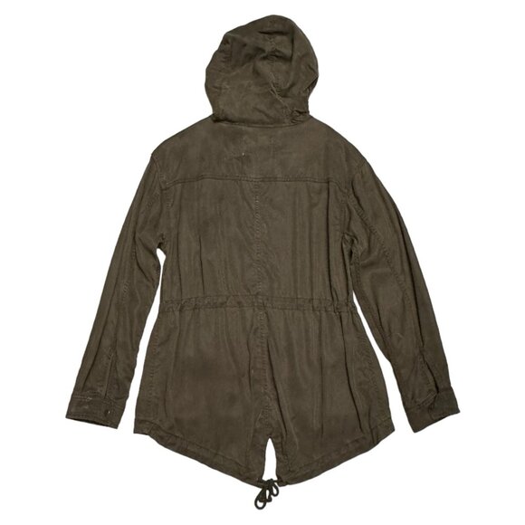 WILFRED FREE Aritzia Army Green Lightweight Military Jacket Womens Medium - Picture 3 of 4